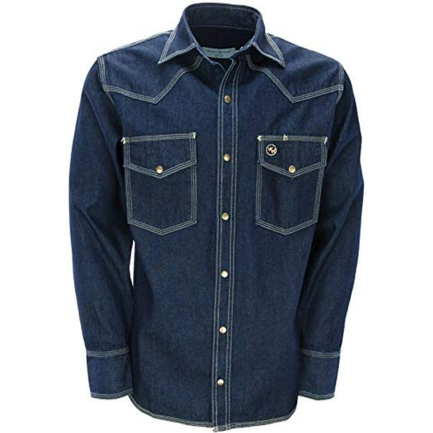 Relaxed Fit Non FR Light Weight Tripled-Stitched Welding Shirts Western Welder Outfitting Welding Shirt Western Style 